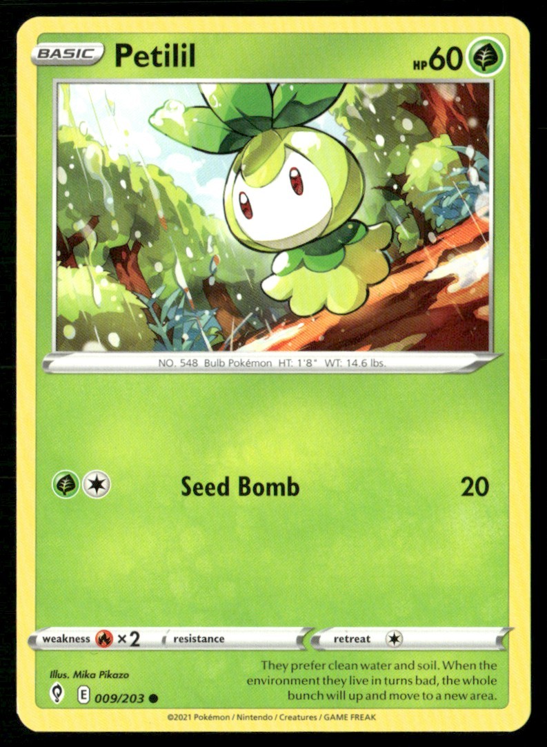 2021 Sword & Shield - Evolving Skies Petilil Basic/Common #9
