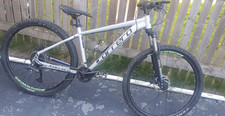 Carrera Mountain Bike 27.5 in Wheels Silver Black Front Suspension Disc Brakes