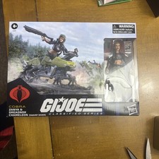 GI JOE CLASSIFIED ZANYA & DREADNOK CHAMELEON SWAMP SKIER VEHICLE SET 194 SEALED