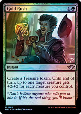 Gold Rush 0166 Foil Outlaws of Thunder Junction MTG Uncommon