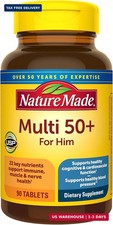 Nature Made Multivitamin for Men Over 50, Men...