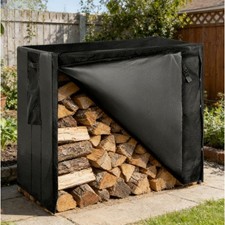 Housse de support de bois de chauffage couverture de pile de bois 210D tissu Oxf