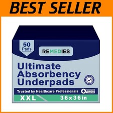 Ultra Absorbent Incontinence Pads 36x36 - 50 Ct