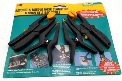 Wolfcraft 3440 Ratchet & Needle Nose Clamp Set