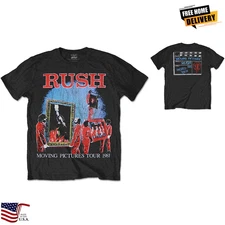 Rush Moving Pictures 1981 Tour Merchandise T-shirt NEW