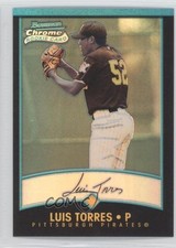2001 Bowman Chrome Rookie Refractors Luis Torres #185 0a1