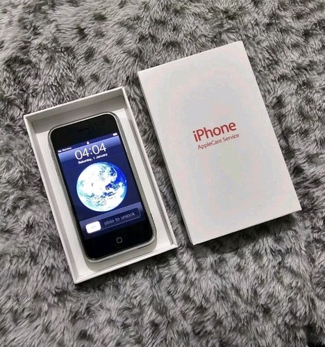 Raro Apple iPhone 2g 1ª Generación 16GB Negro pieza de coleccionista, caja Applecare - Imagen 2 de 14