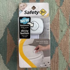 Safety 1   OutSmart Toilet Lock, White, Toddler