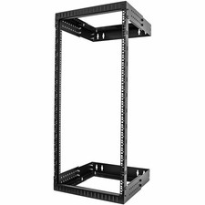 StarTech 24U 19" Wall Mount Network Rack Adjustable Depth 12-20" Open Frame