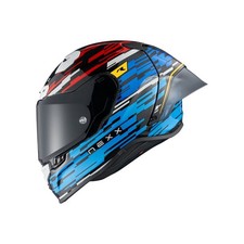 NEXX X.R3R Glitch Racer Helmet Blue Red Medium 30% Off RRP