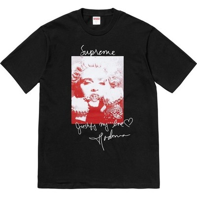 Supreme x Madonna Tee Justify My Love FW18 (FW18T1) Men's Size S