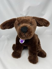 Nintendo Nintendogs Interactive chocolate Lab Plush Stuffed Animal Dog