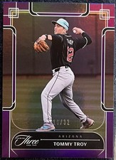 2024 Panini Three and Two #52 Tommy Troy Full Count /32 Diamondbacks SP