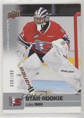 2019-20 Upper Deck CHL Star Rookie SP Exclusives 30/100 Lukas Parik #340 v5t
