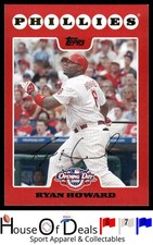 2008 Topps Opening Day #46 Ryan Howard Philadelphia Phillies Card