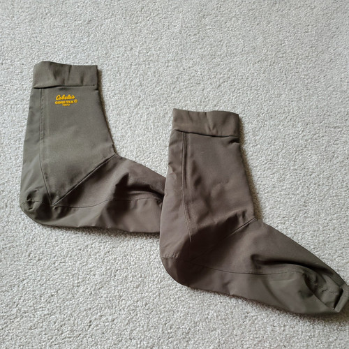 Cabela’s Gore-Tex Waterproof Boot Liner Socks Size 10 Olive Green Hunting - Picture 3 of 5