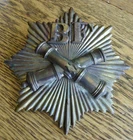PRE CIVIL WAR ERA BOSTON FENCIBLES MILITIA SHAKO HELMET INSIGNIA