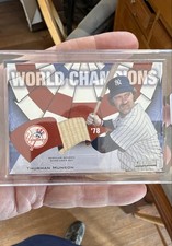2002 Topps Stadium Club - World Champions Relics Thurman Munson #WC-TM (MEM)