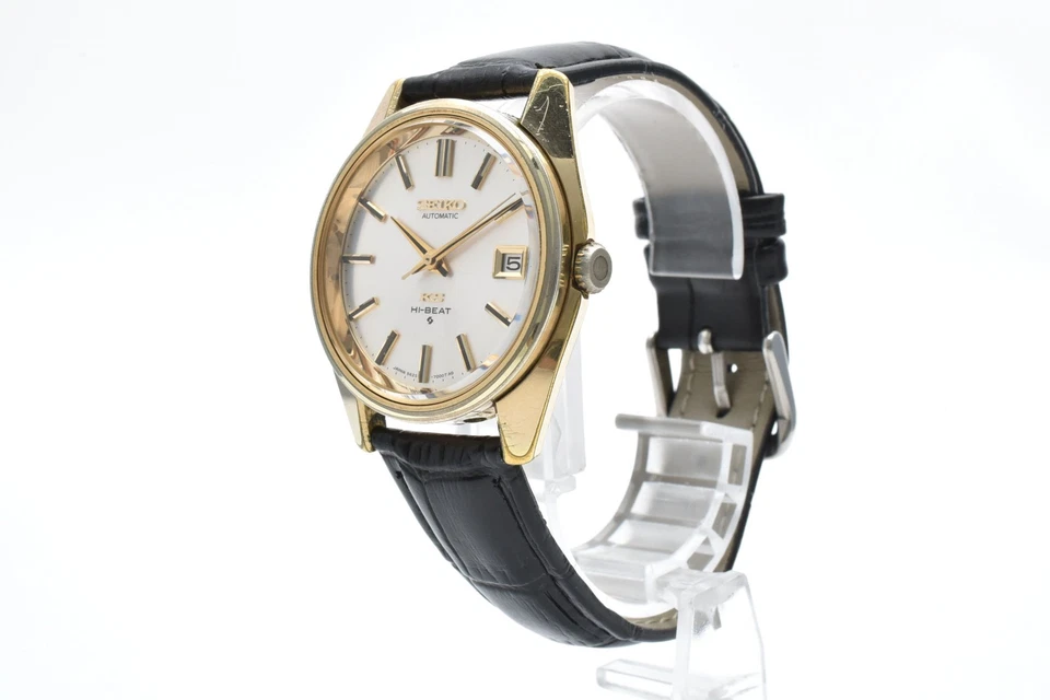 [Exc+5] King SEIKO 5625-7000 Hi-Beat KS White Dial Gold Men's Hand-rolled Watch - Image 3 of 4