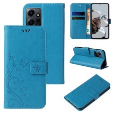 Handyhülle für Xiaomi Redmi Note 12 / 12 5G / 12 Pro 5G Blumen 9H Displayglas