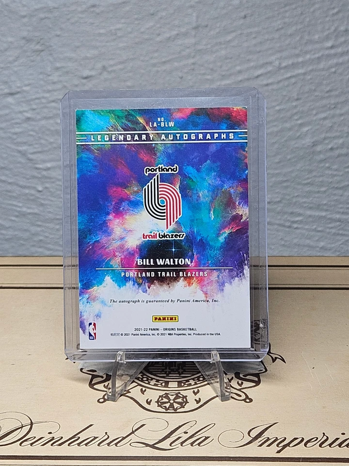 Autógrafos legendarios BILL WALTON Panini Origins rosa SSP/15 #LA-BLW 2021-22 Foto 2 de 2