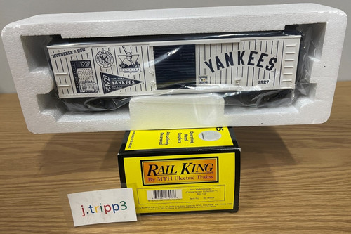 MTH Railking 30-74408 New York Yankees 1927 MLB vagón de béisbol tren calibre O | Condition: New