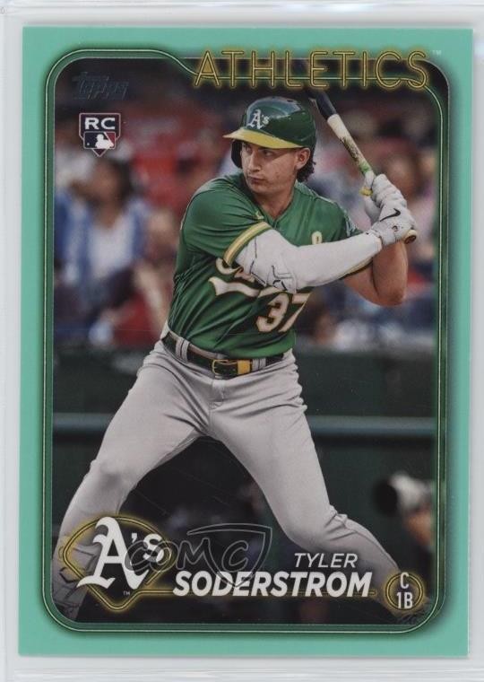 2024 Topps Series 1 Aqua Tyler Soderstrom #244 3p9