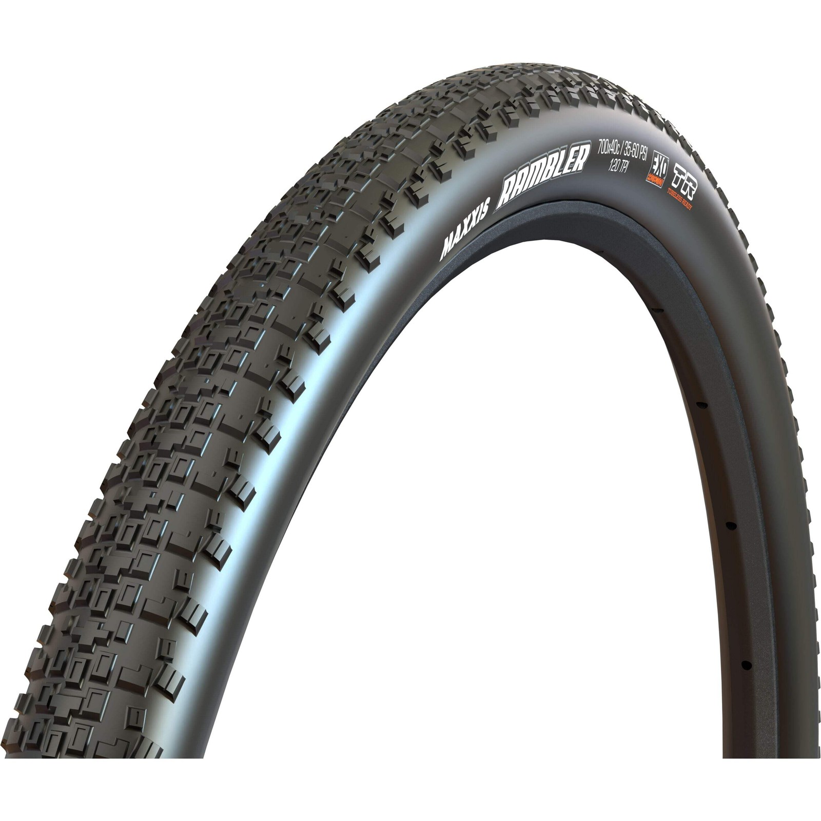 Maxxis Rambler 700 x 50C 120 TPI Folding Dual Compound EXO Tubeless Tyre