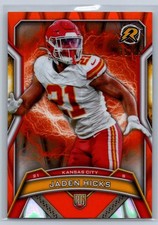 2024 Topps Resurgence - Rookie Jaden Hicks #145 Orange Refractor (RC) /25