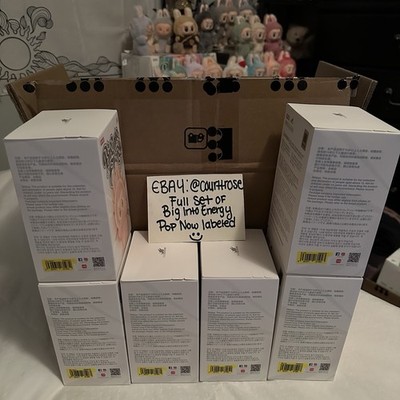 BIG INTO ENERGY LABUBU- AUTHENTIC BRAND NEW SEALED FULL SET (6) | Pop Now Reveal