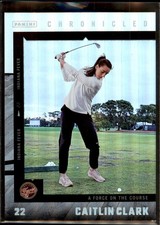 2025 Panini Caitlin Clark Chronicled #54 Caitlin Clark Life Styles Holo
