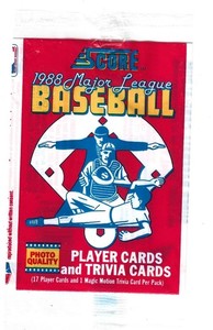 1988 Score Baseball Pack - Wrapper ONLY  Mail In Card Album