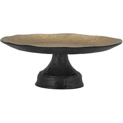 A&B Home 49896 Anita Black/Gold Tray