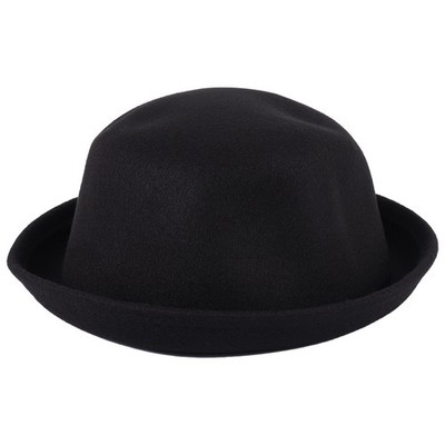 1 Stueck Melone Bowler Muetze Hut Bowlerhut Bowler Hut Filzhut Chaplin Hat 9166