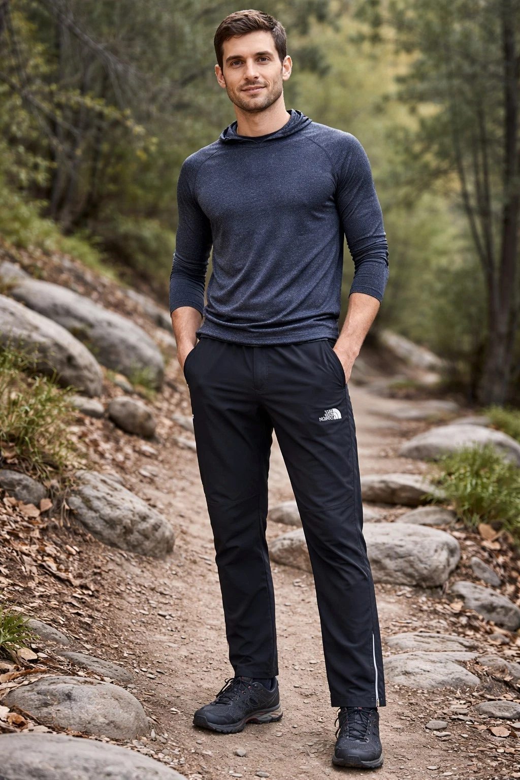 The North Face Men's Softshell Pants Black Large Stretch Zip Ankle Outdoor
Opens in a new window or 