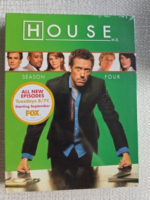 House MD Season 4 Complete Fourth Season , New Sealed DVD Box Set