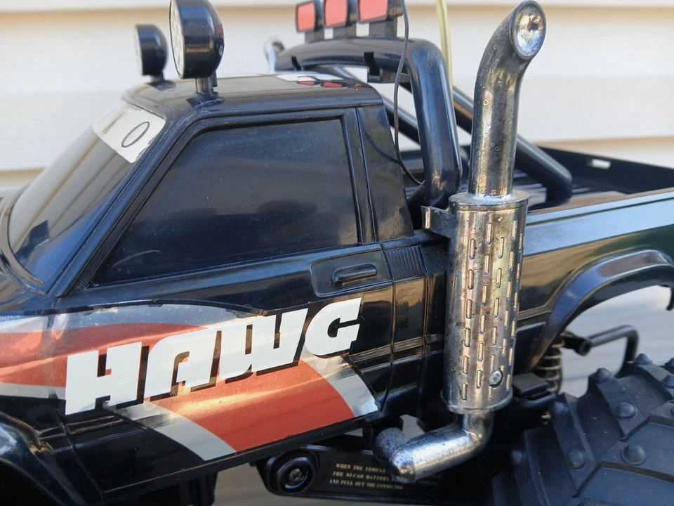 1980s Nikko Big Malibu 4WD Hawg 1/10 Radio Control Dual Motor RC TRUCK ONLY  - Image 4 of 4