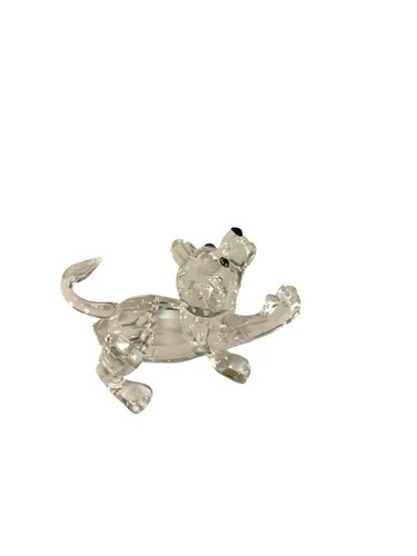 Swarovski Silver Crystal Figurine Lion Cub 210460 / 7603 MIB w/ Box - Picture 7 of 11