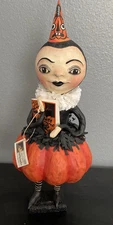 Bethany Lowe Debra Schoch Hop Hop Jingle Boo Halloween Party Pumpkin Girl-Retire