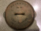 Griswold Cast Iron #10 Fully Marked Low Dome Skillet Cover (470)
