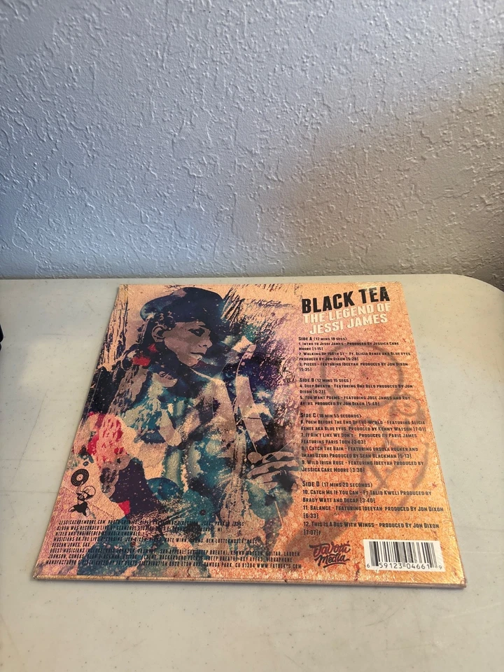 JESSICA CARE MOORE BLACK TEA THE LEGEND OF JESSI JAMES VINYL RECORD 2015 SEALED - Image 2 of 2