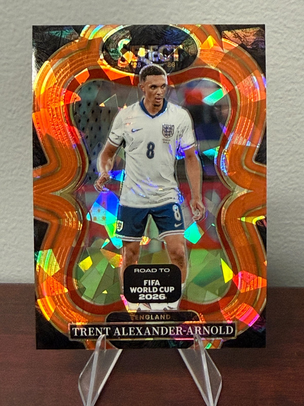 🔥2025-26 Select Road to FIFA WC 26 -#140 Trent Alexander-Arnold /749 Orange Ice