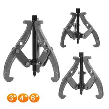 Image of 3PC 3LEG JAW REVERSIBLE GEAR HUB BEARING PULLER PULLEY REMOVAL TOOL Set 3" 4" 6"
