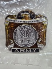 Vtg American Legion U.S. Army Made In Usa Silver Tone Lapel Pin New