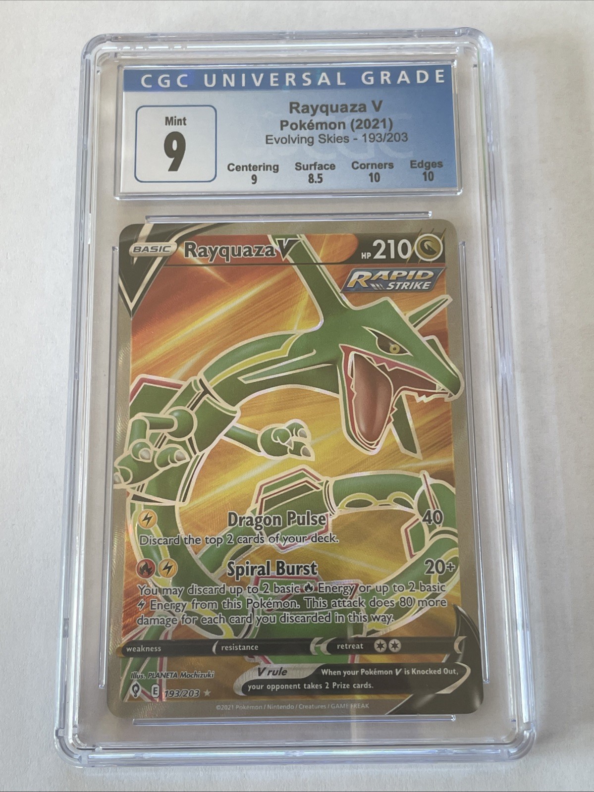 レックウザ RAYQUAZA 075/L-P 5000枚限定 PSA10 Rayquaza 075/L-P Pokemon card different colors Limited 5000