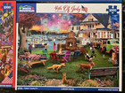 White Mountain Puzzles Lot of 4 Summer, 4th of July, Fireworks 1000 Pieces — photo 2