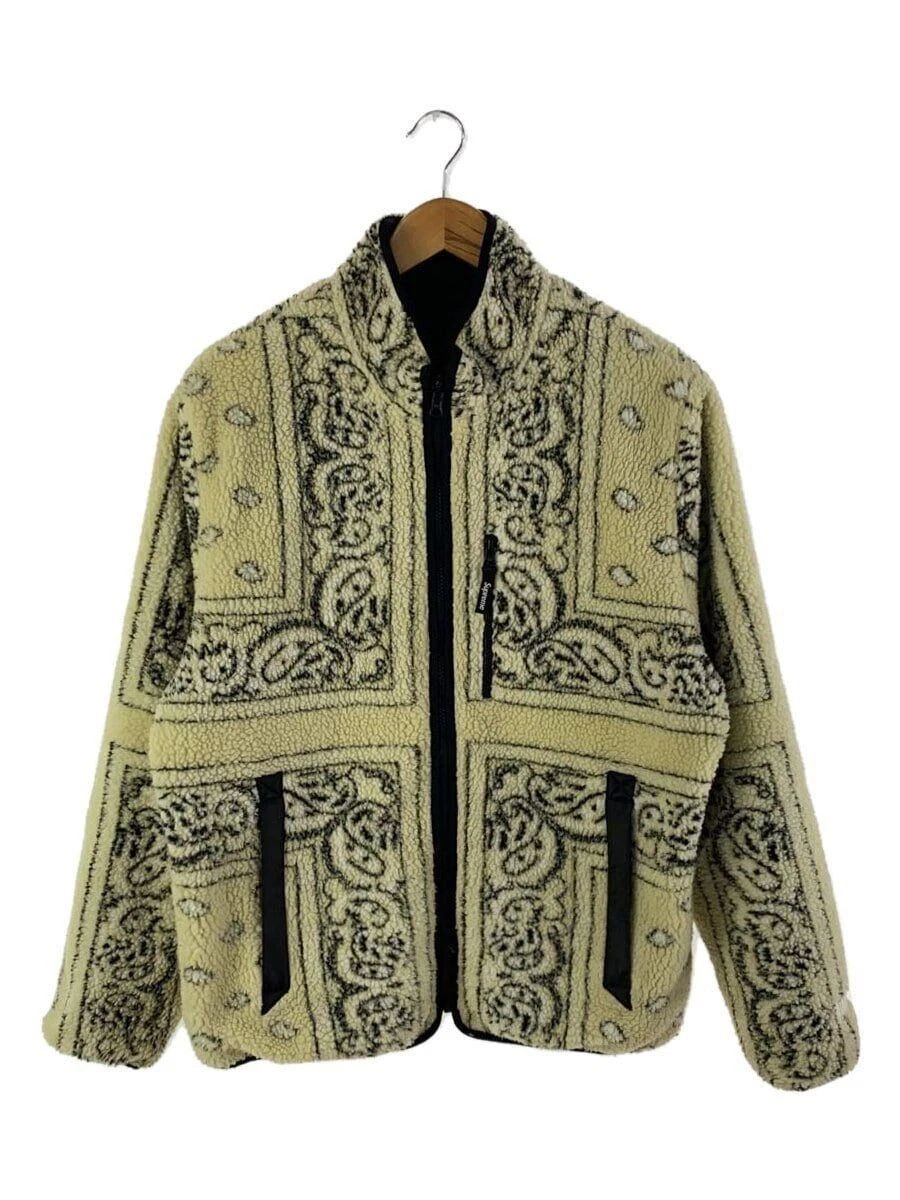 Supreme Autre Veste L Polyester Ivoire Paisley 19FW Occasion