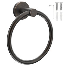 SetSail Towel Holder for Bathroom Wall Oil Rubbed 1 pack, Bronze
