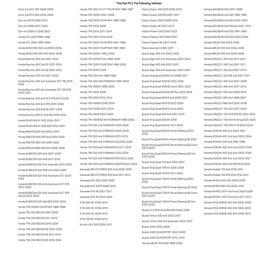 Separadores de rueda traseros de aluminio Tusk 45 mm para CAN-AM DS90 2007-2022 Foto 3 de 4
