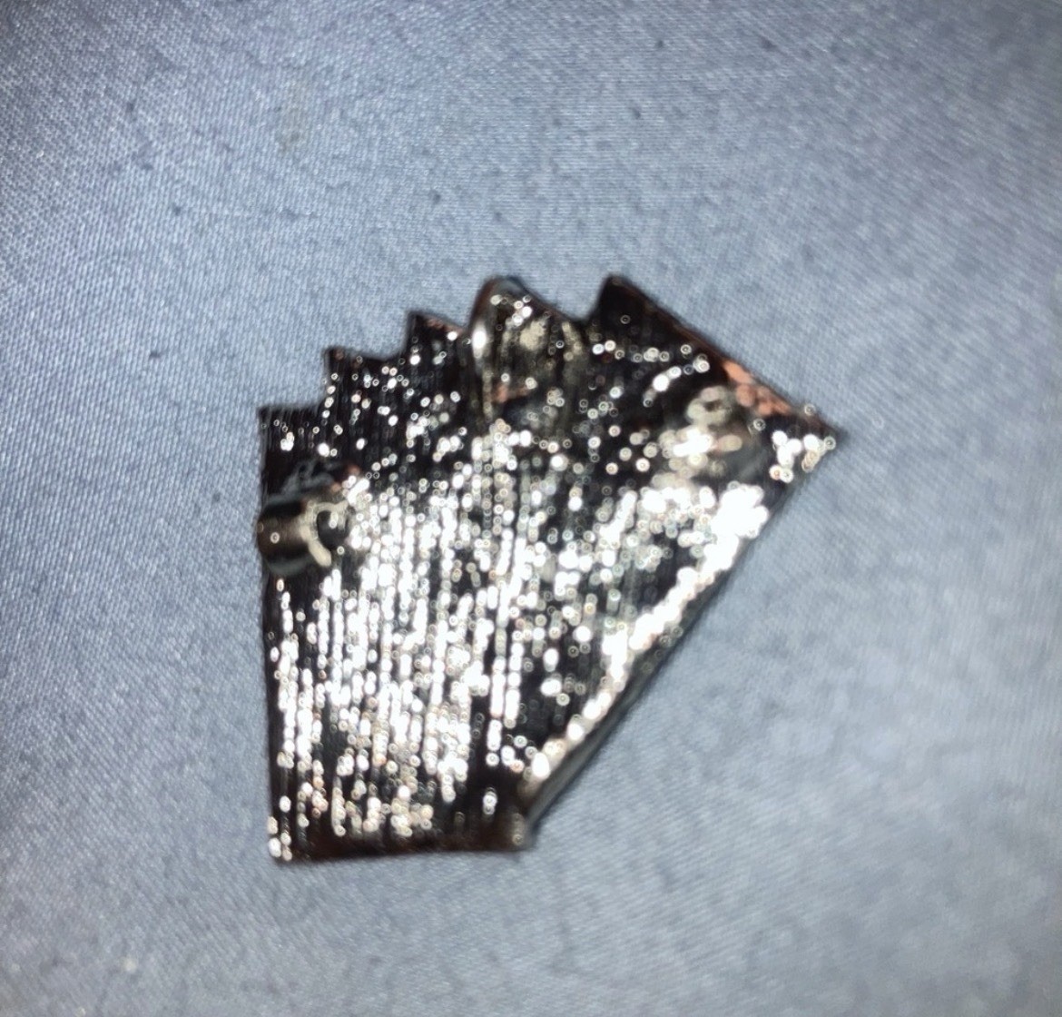 Playing Card Rhinestone Card Pendant View 2